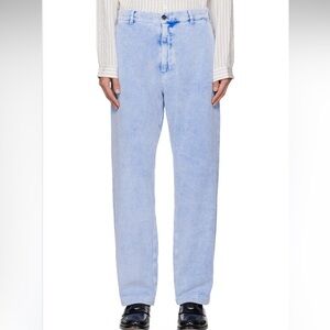 Barena Blue Sesto Olsar Corduroy Pants In Turchin Size 34